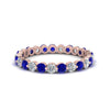 Load image into Gallery viewer, Solid 1 Ct Round Cut Common Prong Eternity Band