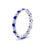 Load image into Gallery viewer, Single Prong Eternity Band 1 Carat
