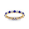 Load image into Gallery viewer, Solid 1 Ct Round Cut Common Prong Eternity Band