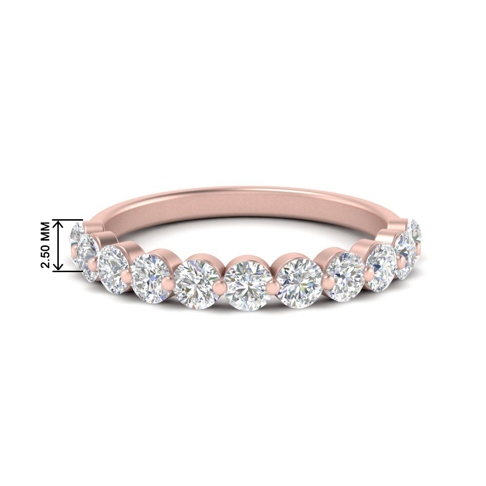 1-carat-single-prong-diamond-half-eternity-wedding-band-in-rose-gold-FD9478B-NL-1CT-RG