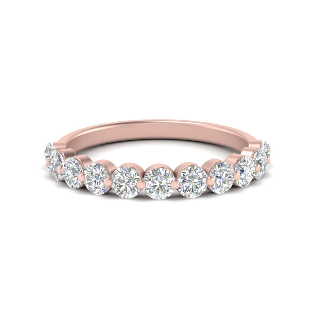 1-carat-single-prong-diamond-half-eternity-wedding-band-in-rose-gold-FD9478B-NL-1CT-RG