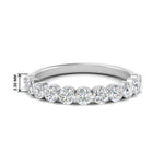 Load image into Gallery viewer, 1-carat-single-prong-diamond-half-eternity-wedding-band-in-white-gold-FD9478B-NL-1CT-WG
