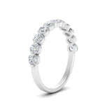 Load image into Gallery viewer, 1-carat-single-prong-diamond-half-eternity-wedding-band-in-white-gold-FD9478B-NL-1CT-WG
