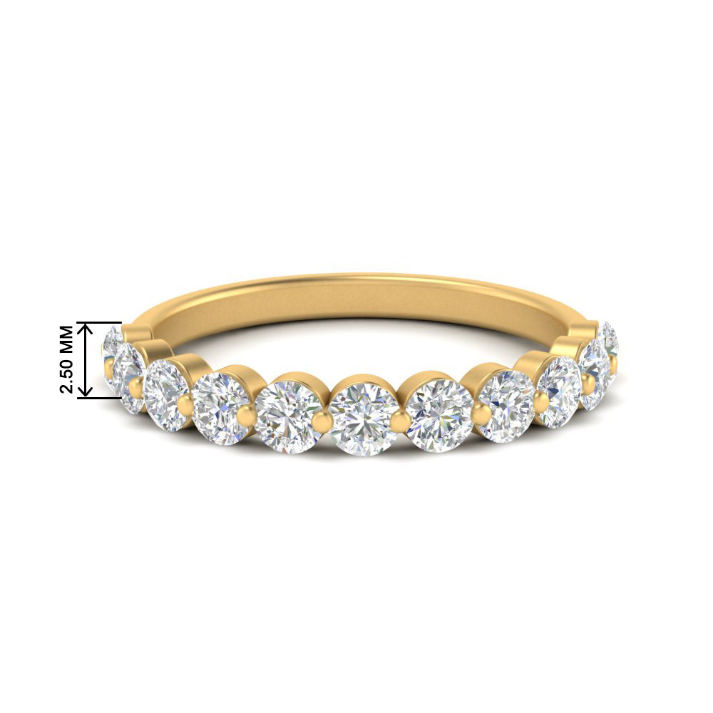 1-carat-single-prong-diamond-half-eternity-wedding-band-in-yellow-gold-FD9478B-NL-1CT-YG