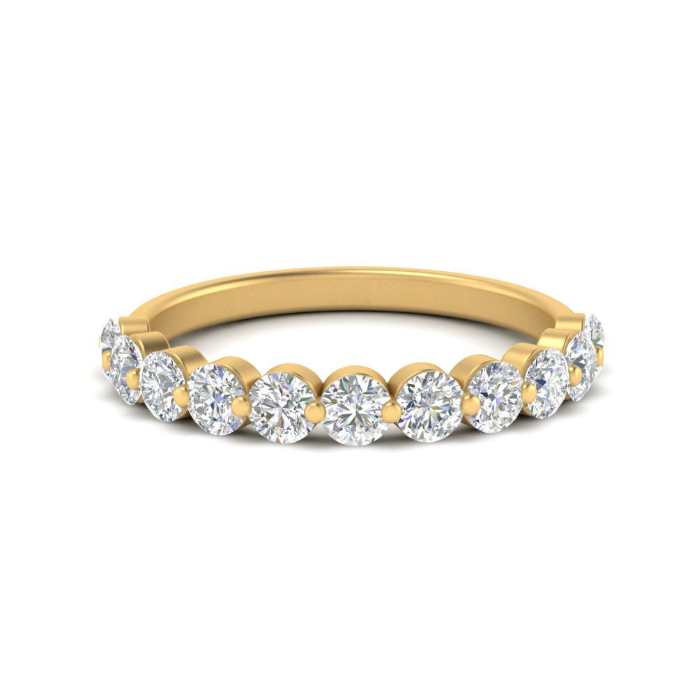 1-carat-single-prong-diamond-half-eternity-wedding-band-in-yellow-gold-FD9478B-NL-1CT-YG