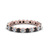 Load image into Gallery viewer, Solid 1 Ct Round Cut Common Prong Eternity Band