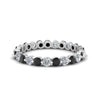 Load image into Gallery viewer, Solid 1 Ct Round Cut Common Prong Eternity Band
