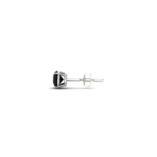 1 Carat Single Solitaire Round Cut Male Earring