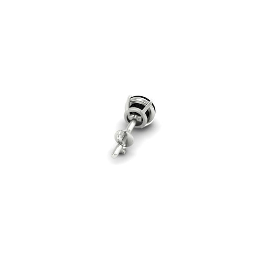 1 Carat Single Solitaire Round Cut Male Earring