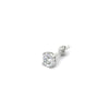 Load image into Gallery viewer, 1 Carat Single Solitaire Round Cut Male Earring