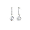Load image into Gallery viewer, 1 Carat Solitaire Diamond Drop Earrings