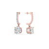 Load image into Gallery viewer, 1-carat-solitaire-diamond-drop-earrings-in-rose-gold-FDEAR10983-NL-RG