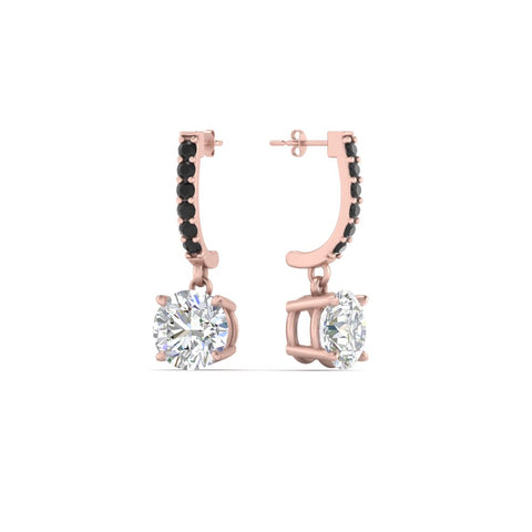 1-carat-solitaire-diamond-drop-earrings-with-black-diamond-in-rose-gold-FDEAR10983GBLACK-NL-RG