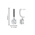 Thumbnail 108 - 1-carat-solitaire-diamond-drop-earrings-with-black-diamond-in-white-gold-FDEAR10983GBLACK-NL-WG
