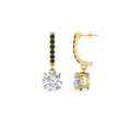 Thumbnail 113 - 1-carat-solitaire-diamond-drop-earrings-with-black-diamond-in-yellow-gold-FDEAR10983GBLACK-NL-YG