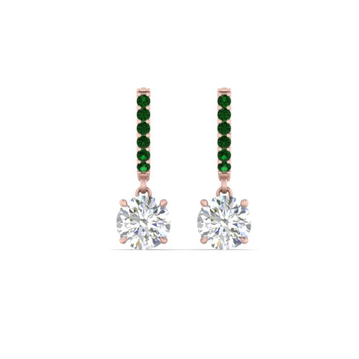 1-carat-solitaire-diamond-drop-earrings-with-emerald-in-rose-gold-FDEAR10983GEMGR-NL-RG