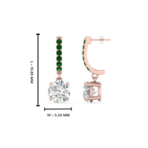 1-carat-solitaire-diamond-drop-earrings-with-emerald-in-rose-gold-FDEAR10983GEMGR-NL-RG