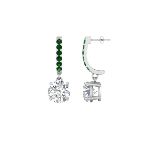 1-carat-solitaire-diamond-drop-earrings-with-emerald-in-white-gold-FDEAR10983GEMGR-NL-WG