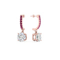 Thumbnail 48 - 1-carat-solitaire-diamond-drop-earrings-with-pink-sapphire-in-rose-gold-FDEAR10983GSADRPI-NL-RG