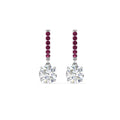 Thumbnail 51 - 1-carat-solitaire-diamond-drop-earrings-with-pink-sapphire-in-white-gold-FDEAR10983GSADRPI-NL-WG