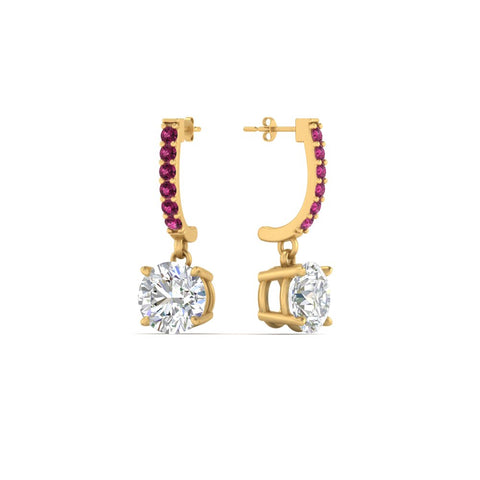 1-carat-solitaire-diamond-drop-earrings-with-pink-sapphire-in-yellow-gold-FDEAR10983GSADRPI-NL-YG