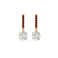 Thumbnail 93 - 1-carat-solitaire-diamond-drop-earrings-with-ruby-in-yellow-gold-FDEAR10983GRUDR-NL-YG