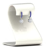 Load image into Gallery viewer, 1+Carat+Solitaire+Diamond+Drop+Earrings+In+White+Gold-FDEAR10983