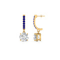 Thumbnail 39 - 1-carat-solitaire-diamond-drop-earrings-with-sapphire-in-yellow-gold-FDEAR10983GSABL-NL-YG
