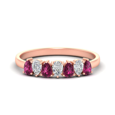 1-carat-teardrop-7-stone-pink-sapphire-wedding-band-in-rose-gold-fdwb8008pegsadrpisleep-1.00ct-nl-rg.jpg