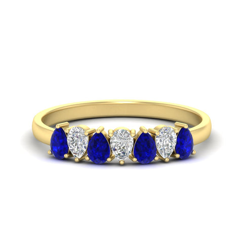 1-carat-teardrop-7-stone-sapphire-wedding-band-in-yellow-gold-fdwb8008pegsablsleep-1.00ct-nl-yg.jpg