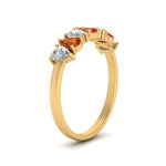 Load image into Gallery viewer, 1 Carat Teardrop Wedding Band Diamond
