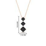 Load image into Gallery viewer, 1-carat-three-stone-princess-cut-black-diamond-pendant-in-FDPD854GBLACKANGLE1-1.00CT-NL-RG
