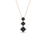 Load image into Gallery viewer, 1-carat-three-stone-princess-cut-black-diamond-pendant-in-FDPD854GBLACKANGLE1-1.00CT-NL-RG
