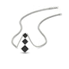 Load image into Gallery viewer, 1-carat-three-stone-princess-cut-black-diamond-pendant-in-FDPD854GBLACKANGLE1-1.00CT-NL-WG