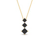 Load image into Gallery viewer, 1-carat-three-stone-princess-cut-black-diamond-pendant-in-FDPD854GBLACKANGLE1-1.00CT-NL-YG