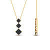 Load image into Gallery viewer, 1-carat-three-stone-princess-cut-black-diamond-pendant-in-FDPD854GBLACKANGLE1-1.00CT-NL-YG