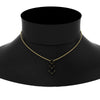 Load image into Gallery viewer, 1-carat-three-stone-princess-cut-black-diamond-pendant-in-FDPD854GBLACKANGLE1-1.00CT-NL-YG