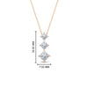 Load image into Gallery viewer, 1-carat-three-stone-princess-cut-diamond-pendant-in-FDPD854ANGLE1-1.00CT-NL-RG