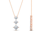 Load image into Gallery viewer, 1-carat-three-stone-princess-cut-diamond-pendant-in-FDPD854ANGLE1-1.00CT-NL-RG
