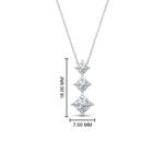 Load image into Gallery viewer, 1-carat-three-stone-princess-cut-diamond-pendant-in-FDPD854ANGLE1-1.00CT-NL-WG
