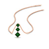 Load image into Gallery viewer, 1-carat-three-stone-princess-cut-emerald-pendant-in-FDPD854GEMGRANGLE1-1.00CT-NL-RG