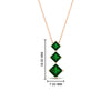 Load image into Gallery viewer, 1-carat-three-stone-princess-cut-emerald-pendant-in-FDPD854GEMGRANGLE1-1.00CT-NL-RG