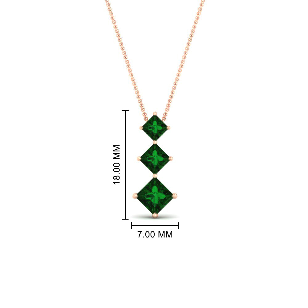 1-carat-three-stone-princess-cut-emerald-pendant-in-FDPD854GEMGRANGLE1-1.00CT-NL-RG