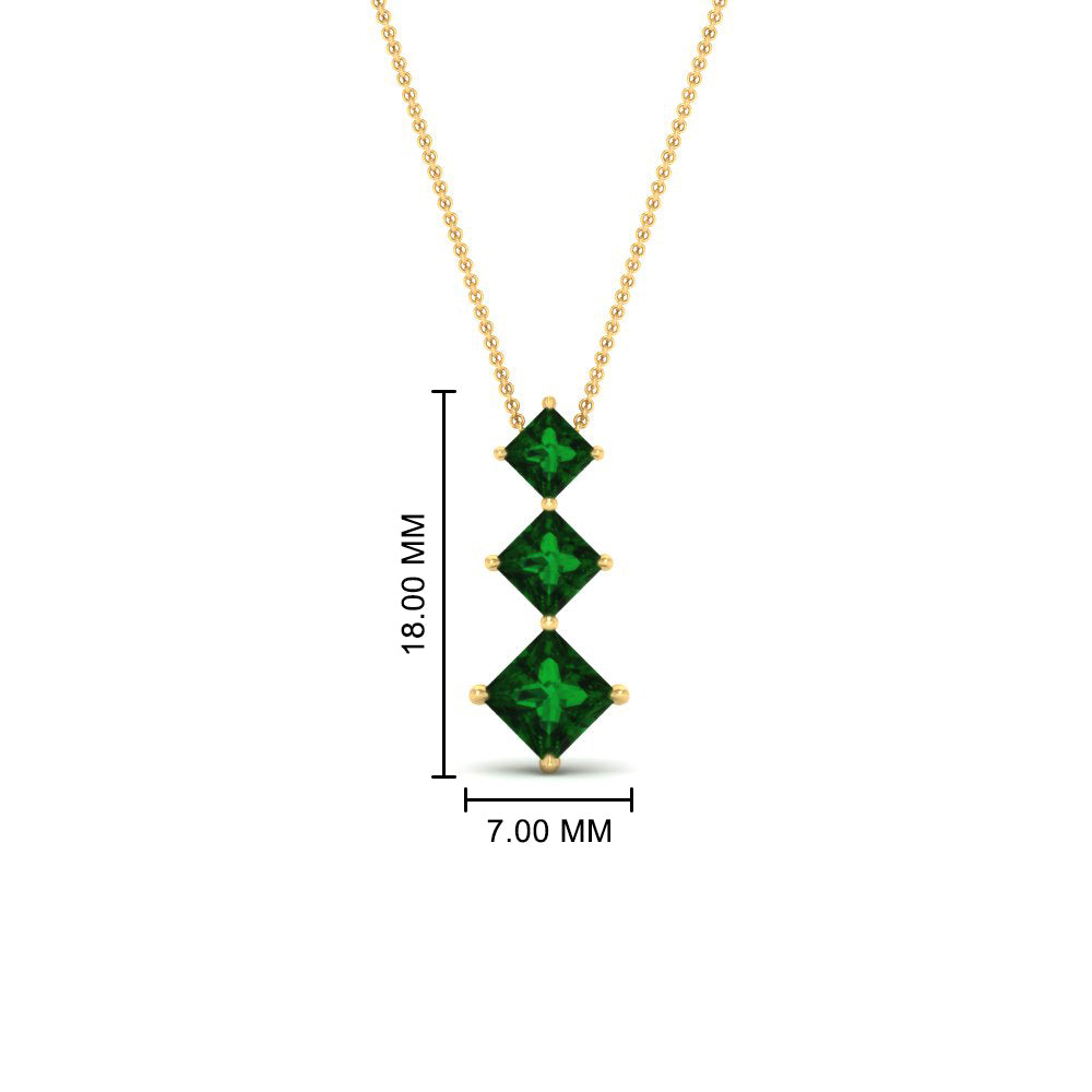 1-carat-three-stone-princess-cut-emerald-pendant-in-FDPD854GEMGRANGLE1-1.00CT-NL-YG