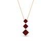 Load image into Gallery viewer, 1-carat-three-stone-princess-cut-ruby-pendant-in-FDPD854GRUDRANGLE1-1.00CT-NL-RG