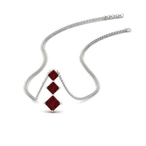 1-carat-three-stone-princess-cut-ruby-pendant-in-FDPD854GRUDRANGLE1-1.00CT-NL-WG