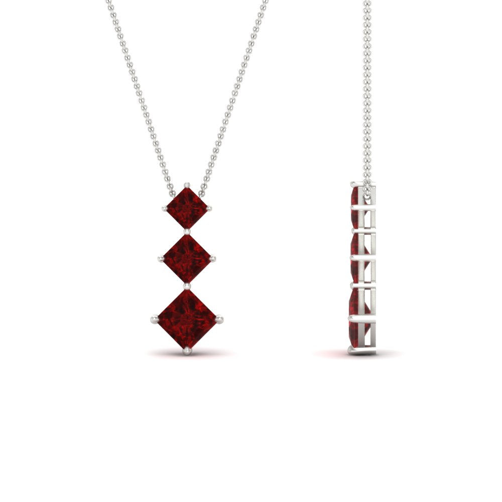 1-carat-three-stone-princess-cut-ruby-pendant-in-FDPD854GRUDRANGLE1-1.00CT-NL-WG