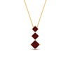 Load image into Gallery viewer, 1-carat-three-stone-princess-cut-ruby-pendant-in-FDPD854GRUDRANGLE1-1.00CT-NL-YG