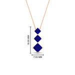 Load image into Gallery viewer, 1-carat-three-stone-princess-cut-sapphire-pendant-in-FDPD854GSABLANGLE1-1.00CT-NL-RG
