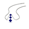 Load image into Gallery viewer, 1-carat-three-stone-princess-cut-sapphire-pendant-in-FDPD854GSABLANGLE1-1.00CT-NL-WG